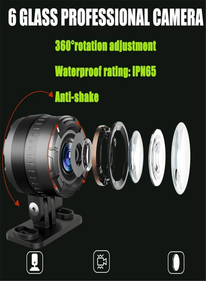 MT28 motorcycle driving recorder, 1080p dual lens wide-angle 140 ° lens, 3-inch touch screen, with quick remote control, IP65 waterproof GPS trajectory recording, WIFI connection, collision G sensor - Image 3