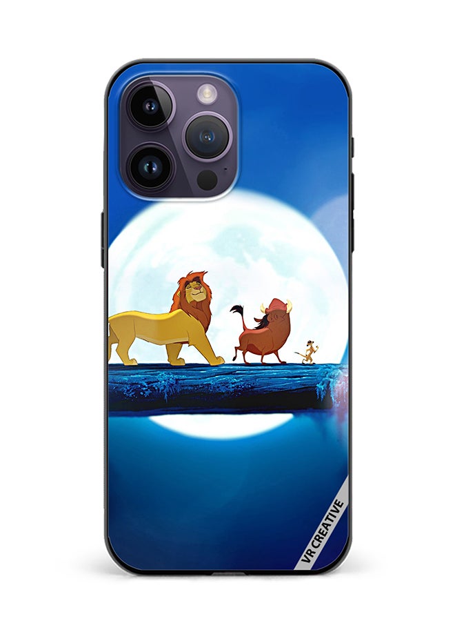 VR CREATIVE Protective Case Cover For Apple iPhone 16 Pro Max Lion King Design Multicolour