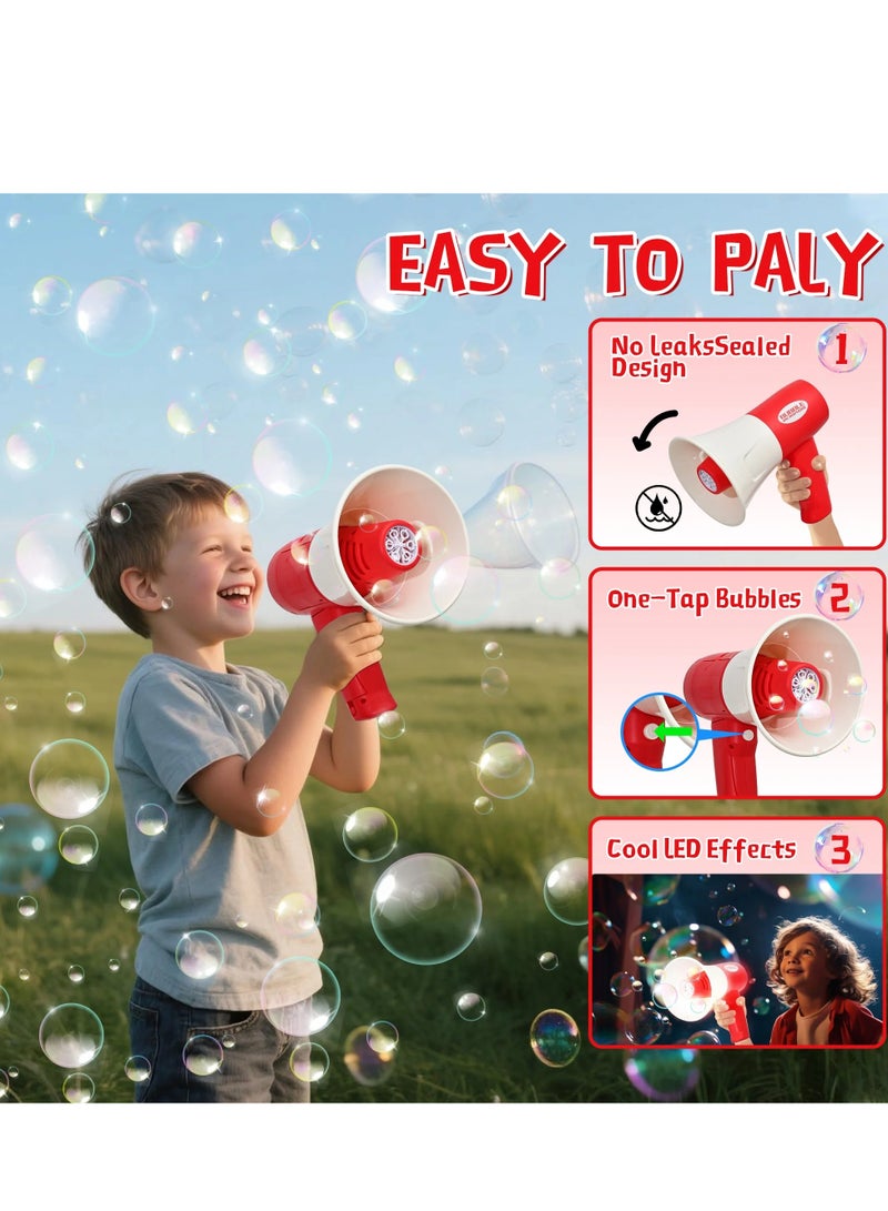 بابل جن آلة فقاعات ممتعة مع مكبر صوت للأطفال، ألعاب خارجية، هدايا الحفلات، ألعاب صيفية وأنشطة حفلات - Image 1