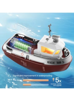 RC Boat 1/144 2.4Ghz for Pools and Lakes High-Speed Remote Control Boat Ship with Dual Motor and LED Light Boats Water Toys - RTR Version - pzsku/Z56F5A2F9AF233EA29220Z/45/_/1733377384/f6238eca-2bee-4367-9901-af7d2adfc23b