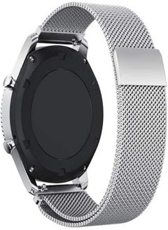 Generic Gear S3 Frontier / Classic Watch Band,22mm Milanese Loop Adjustable Stainless Steel Replacement Strap Bands for Samsung Gear S3 Classic / S3 Frontier Smart Watch - Silver 