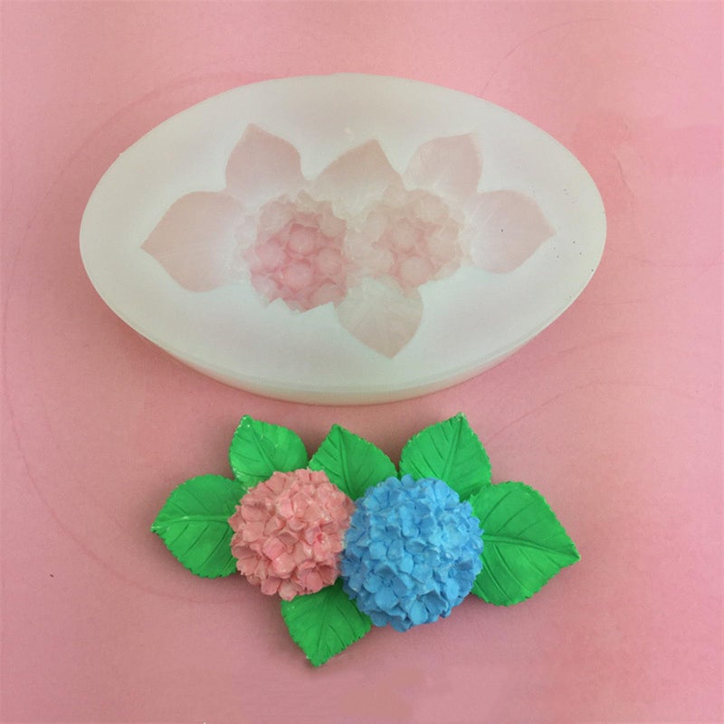 NINEXY Hydrangea Flower Silicone Mold for Candle Soap Fondant Chocolate Candy Cake Decorating Baking Pastry Polymer Clay - Image 5