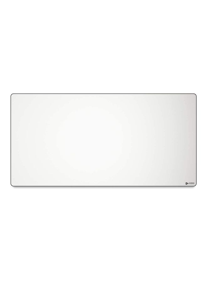 Glorious 3XL Extended Gaming Mouse Mat/Pad - Large, Wide (3XL Extended) White Cloth Mousepad, Stitched Edges | 24"x48" (GW-3XL)
