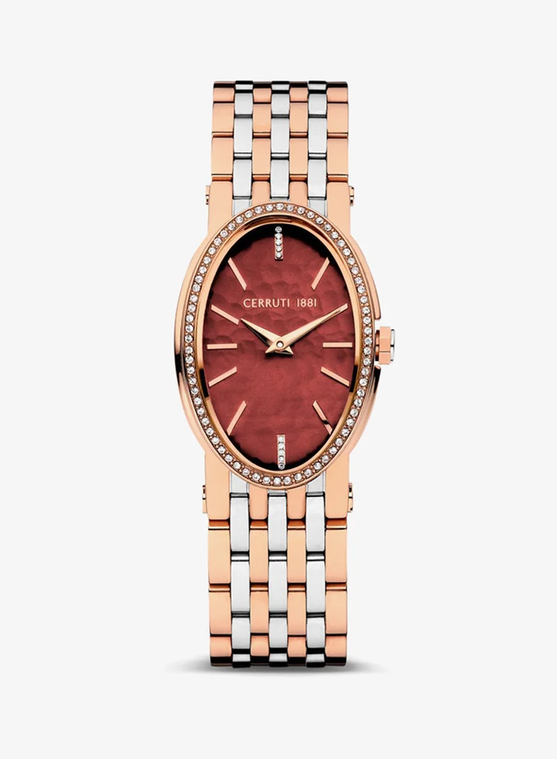 Cerruti Watch for Women - Red Dial - 28 MM