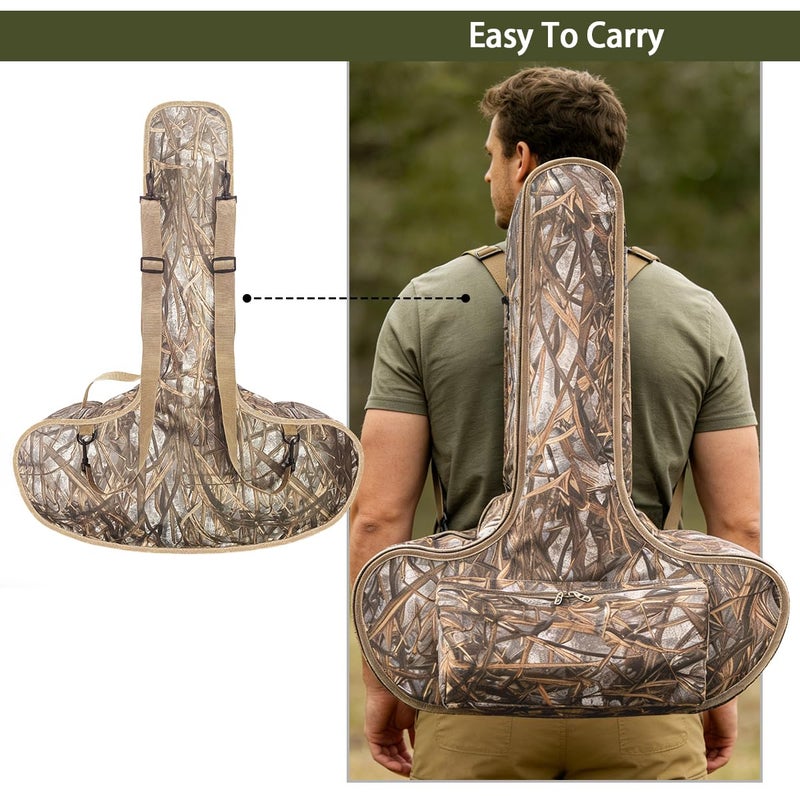 Ucanng Soft Crossbow Case, Padded Crossbow Bag with Backpack Straps for Hunting, Outdoor Adventure, Hiking - Image 5