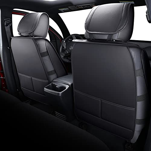 Tomatoman Toyota Tacoma Seat Covers Custom Fit 2005-2022 2023 2024 2025 Access Crew Double Cab Truck TRD Pro Trail Edition Limited SR5 Offroad Car Cushions (2 PCS Front/Black-Red) - Image 3