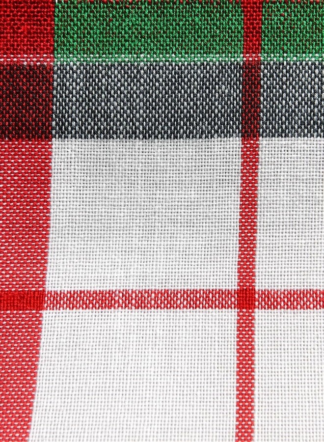 Space Fly Cotton Kitchen Napkin 20x20 Inches | Multipurpose Duster, Cleaning Cloth & Roti Wrap | Soft & Absorbent Multicolor Checkered Towels for Kitchen, Home & Restaurant Use (Set of 2) - Image 2