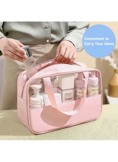 3 Pack Travel Toiletry Bag, Waterproof Clear PVC Makeup Cosmetic Bag, Zippered Carry on Pouch, Portable Travel Bag for Bathroom, Vacation, Pink - pzsku/Z56F5F47DC2224C1D7E27Z/45/_/1686036227/4cf2d8cb-a4ae-44aa-a0fc-72155654bf2e