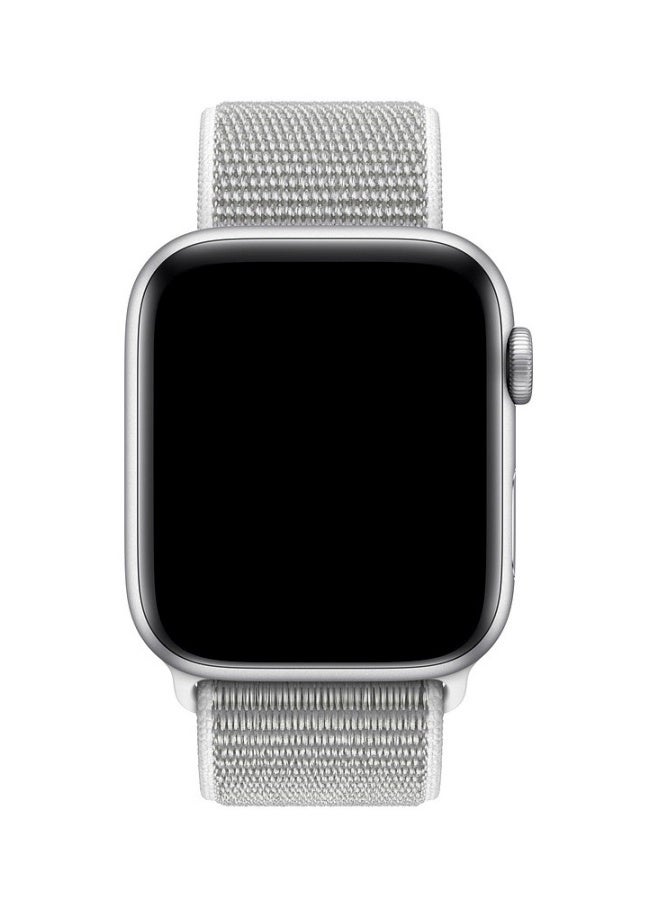NIBEMINENT Nylon Band for Apple Watch  49mm 45mm 44mm 42mm Compatible with iWatch Strap Series Ultra2/Ultra/8/7/6/5/4/3/2/1/SE/SE2 Grey  - Image 2