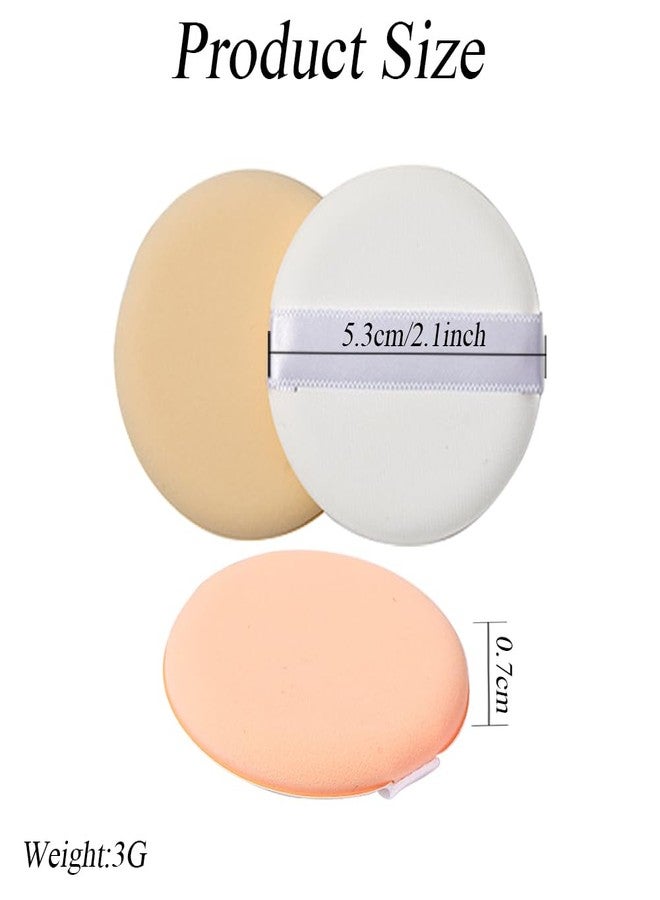 vipolish 1Sets 7 PCS Multifunctional Air Cushion Puff Wet And Dry Reusable BB Cream Foundation Liquid Silicone Pad Loose Powder Sponge Egg Beauty Tool For Travel And Daily Life (Skin Color) - Image 2