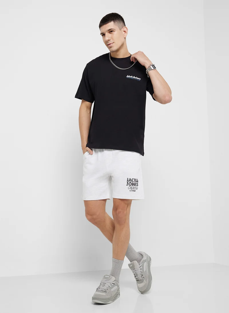 JACK & JONES Jorbleach Logo Crew Neck T-Shirt