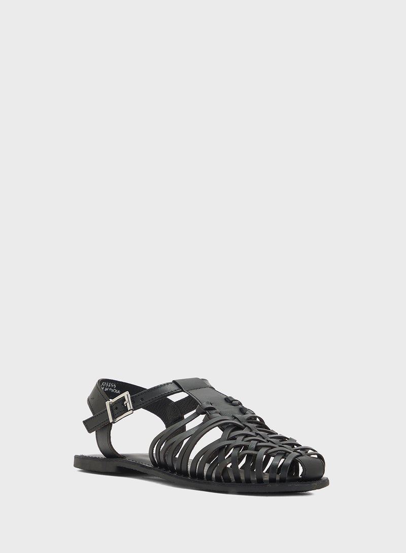 LEATHER COLLECTION Flat Fisherman Sandal  - Image 2
