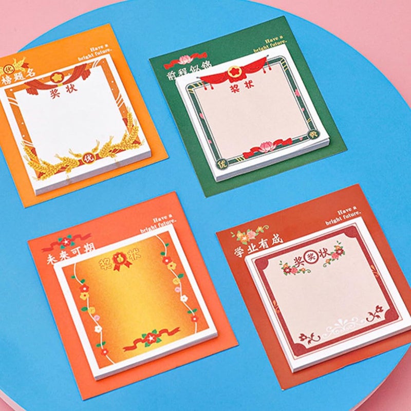 4 Pack Cute Animal Mini Memo Pads Inspirational Classroom Rewards Educational Supplies - Image 5