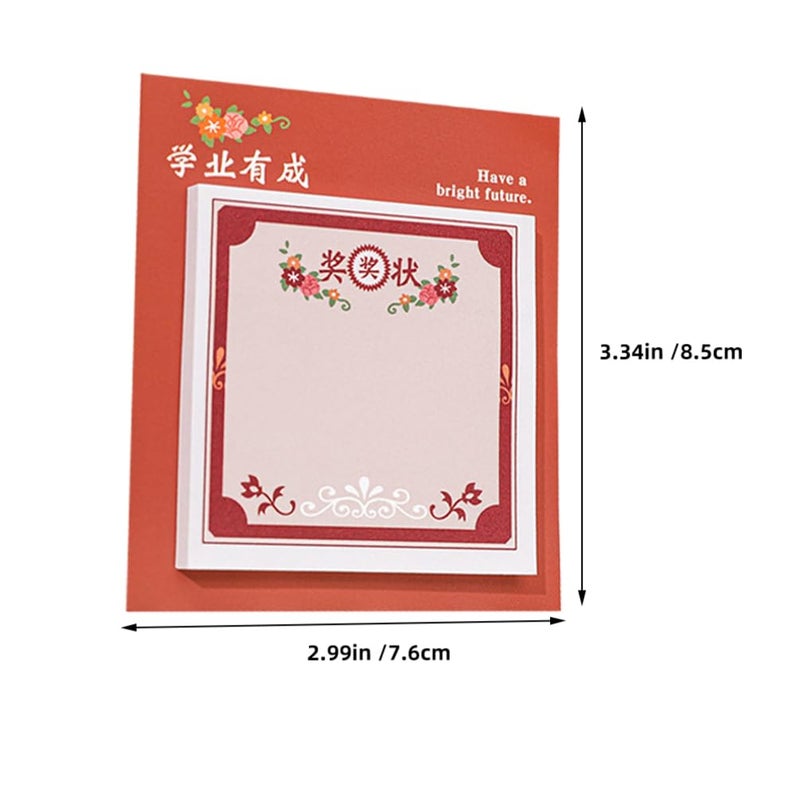 4 Pack Cute Animal Mini Memo Pads Inspirational Classroom Rewards Educational Supplies - Image 3