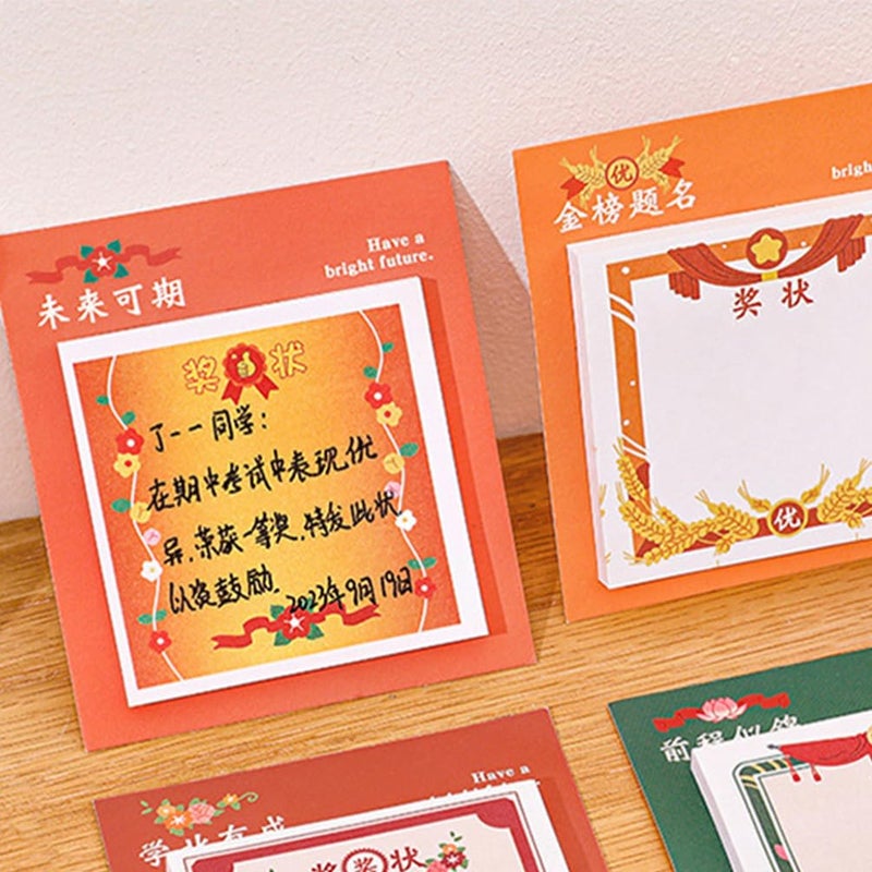 4 Pack Cute Animal Mini Memo Pads Inspirational Classroom Rewards Educational Supplies - Image 4
