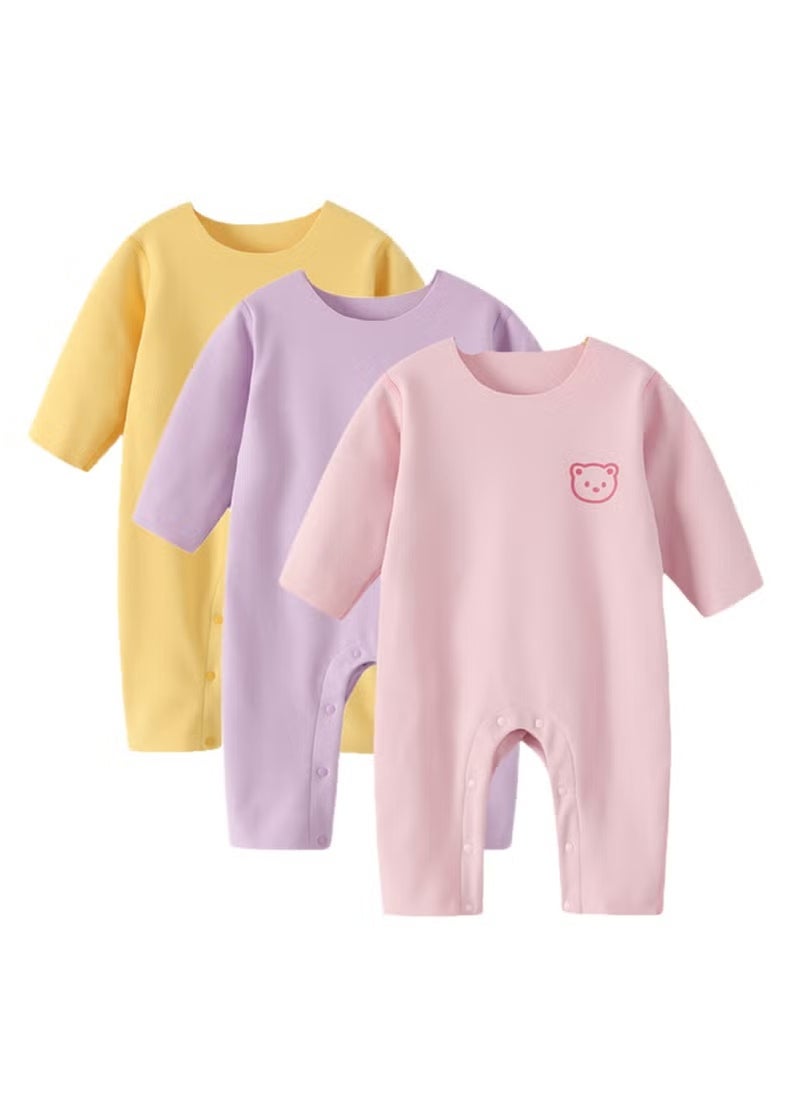 RedMapleTEK Baby Thermal Underwear for Spring and Autumn, 3-piece Set  - Image 1