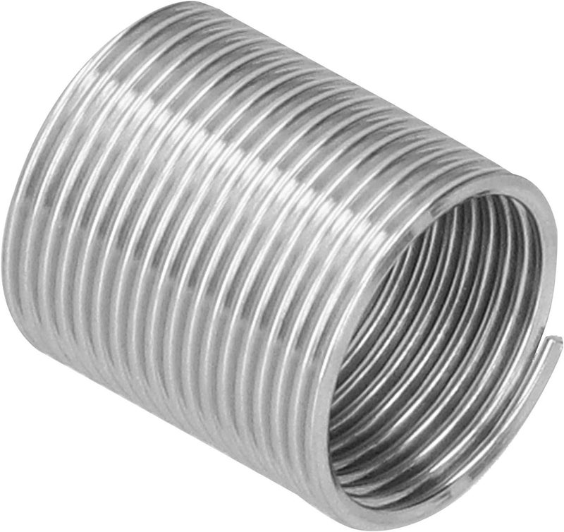 Hyuduo 20 PCS Thread Repair Insert, M14 x 1.25 Helicoil Metric Thread Sleeves, Stainless Steel Wire Thread Sheaths with Different Length to Choose for Thread Repair(14mm) - Image 3
