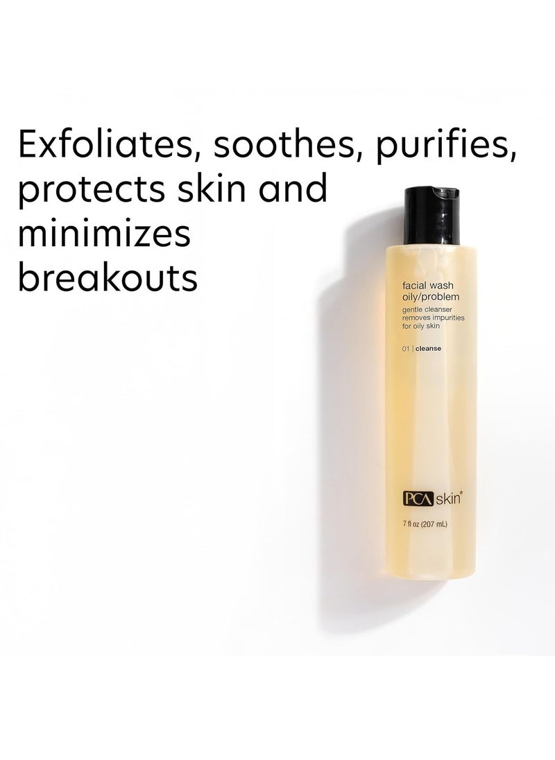 PCA SKIN PCA SKIN Hydrating Face Wash for Oily Skin, Gentle Face Cleanser, Minimizes Breakouts, 7 fl oz Bottle  - Image 3