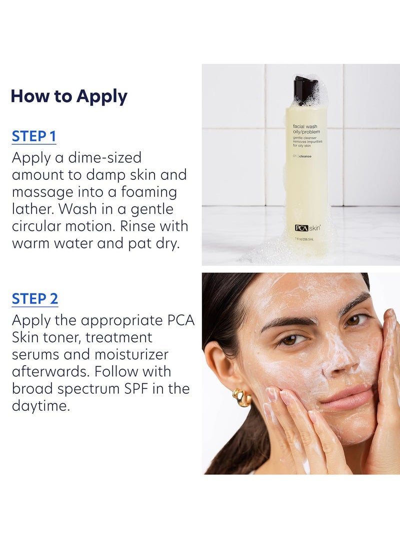 PCA SKIN PCA SKIN Hydrating Face Wash for Oily Skin, Gentle Face Cleanser, Minimizes Breakouts, 7 fl oz Bottle  - Image 4
