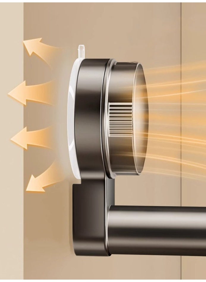 HOMESTAR Grey Heavy Duty Suction Hook | No-Drill Multi-Function Hanging Rack | TPE Super Adhesion Material | 3-Level Extendable Arm (8/14/20cm) | 5KG Weight Capacity | For Kitchen/Bathroom/Balcony | Waterproof & Secure Mount | Modern Home Organizer - Image 3