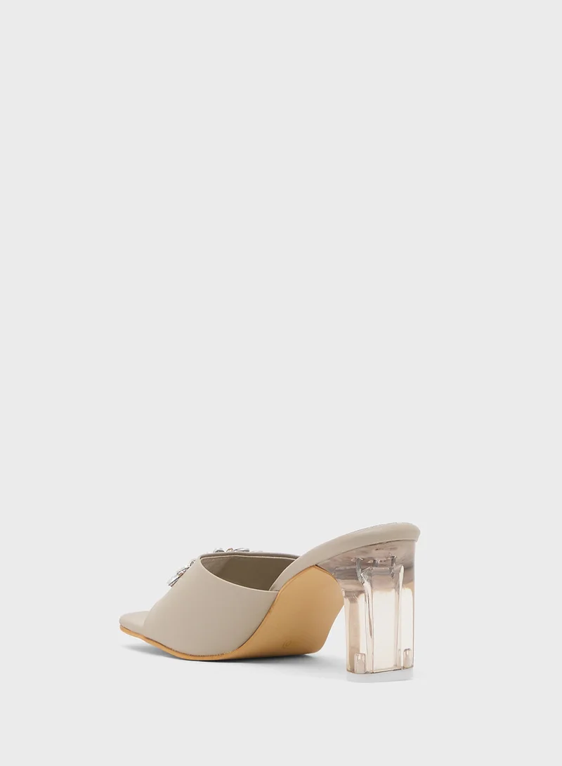 بيتك ستيبس High Heeled Sandal With Bow