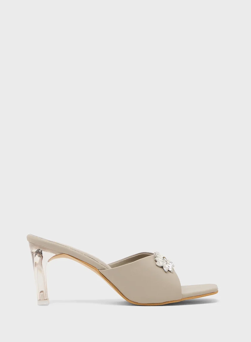 بيتك ستيبس High Heeled Sandal With Bow