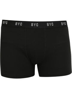بي واي سي بوكسر قصير من القطن للرجال من BYC - أسود  - Image 1