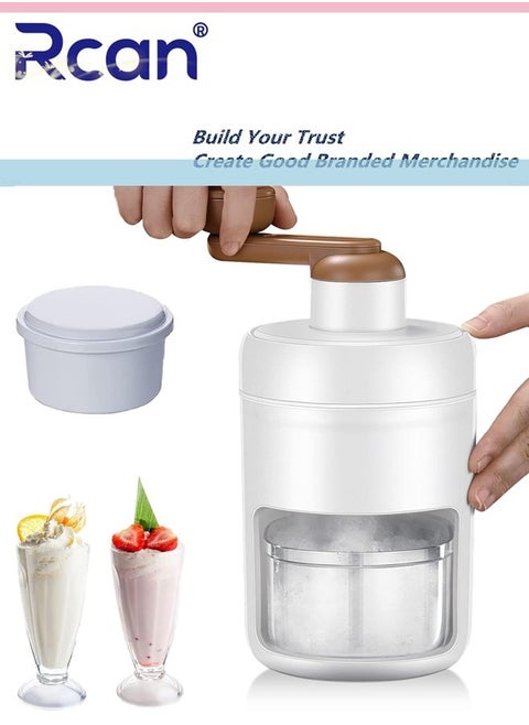 Manual Shaver Ice Machine Portable Ice Crusher And Snow Cone Machine For Home Use Premium Shaved Ice Machine For Making Snow Cones Includes Ice Crusher Shaved Ice Molds