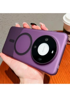 For Huawei Mate 60 Pro Ultra-thin MagSafe Frosted PC Phone Case(Clear Purple)