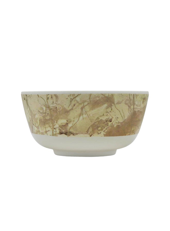 Rk Melamine Beige Static Gold Melamine Bowl 4.5" - Image 1