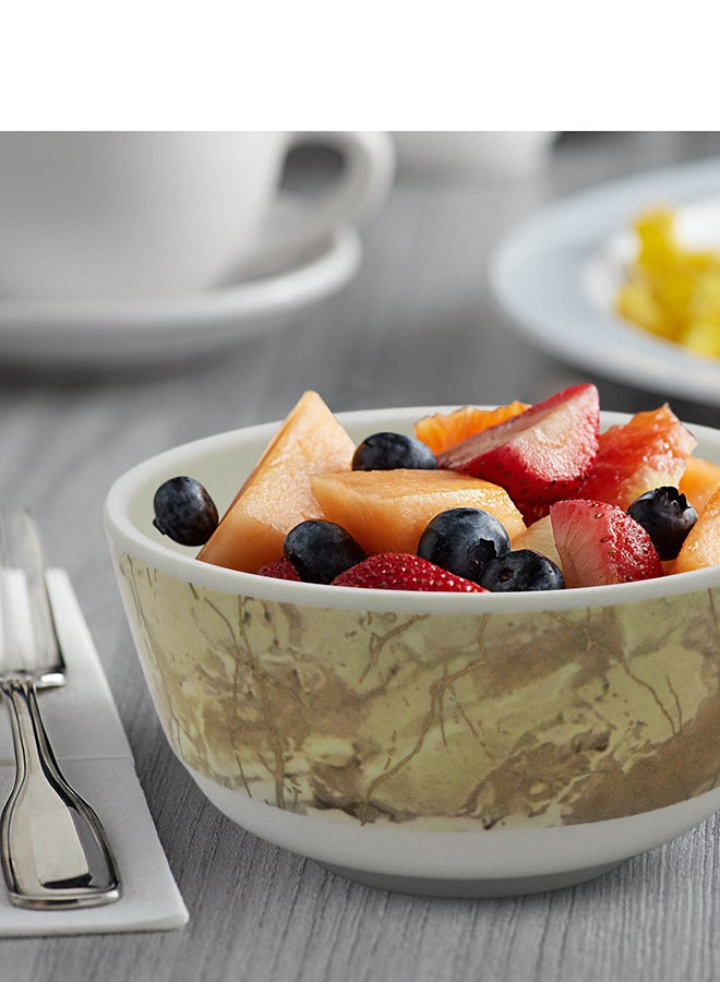 Rk Melamine Beige Static Gold Melamine Bowl 4.5" - Image 4