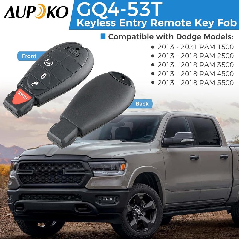 Aupoko أوبوكو GQ4-53T جهاز دخول بدون مفتاح بـ 4 أزرار - Image 3