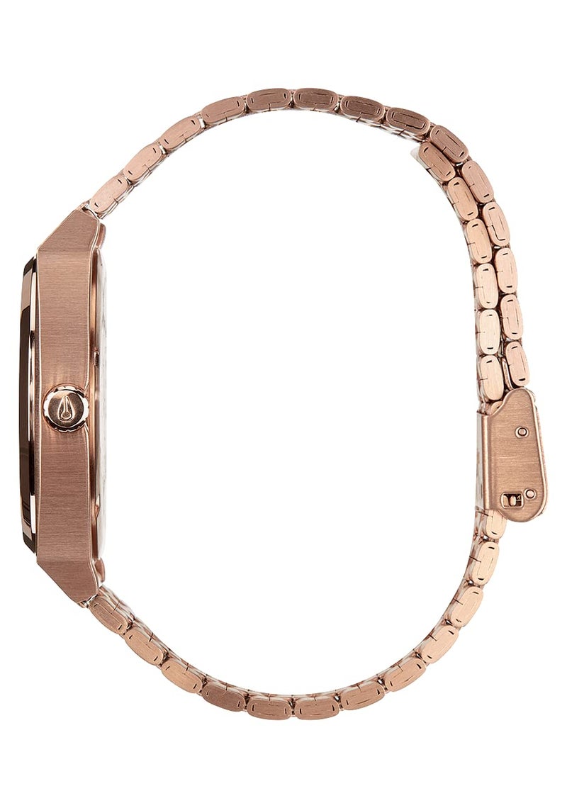 NIXON Time Teller A045-100m Water Resistant Men's Analog Fashion Watch (37mm Watch Face, 19.5mm-18mm Stainless Steel Band) - Image 2