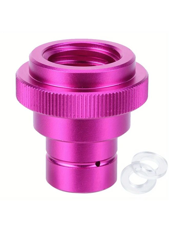 Rose Red Brass CO2 Quick Connector Adapter Threaded Coupling For Home Brewing - Image 1