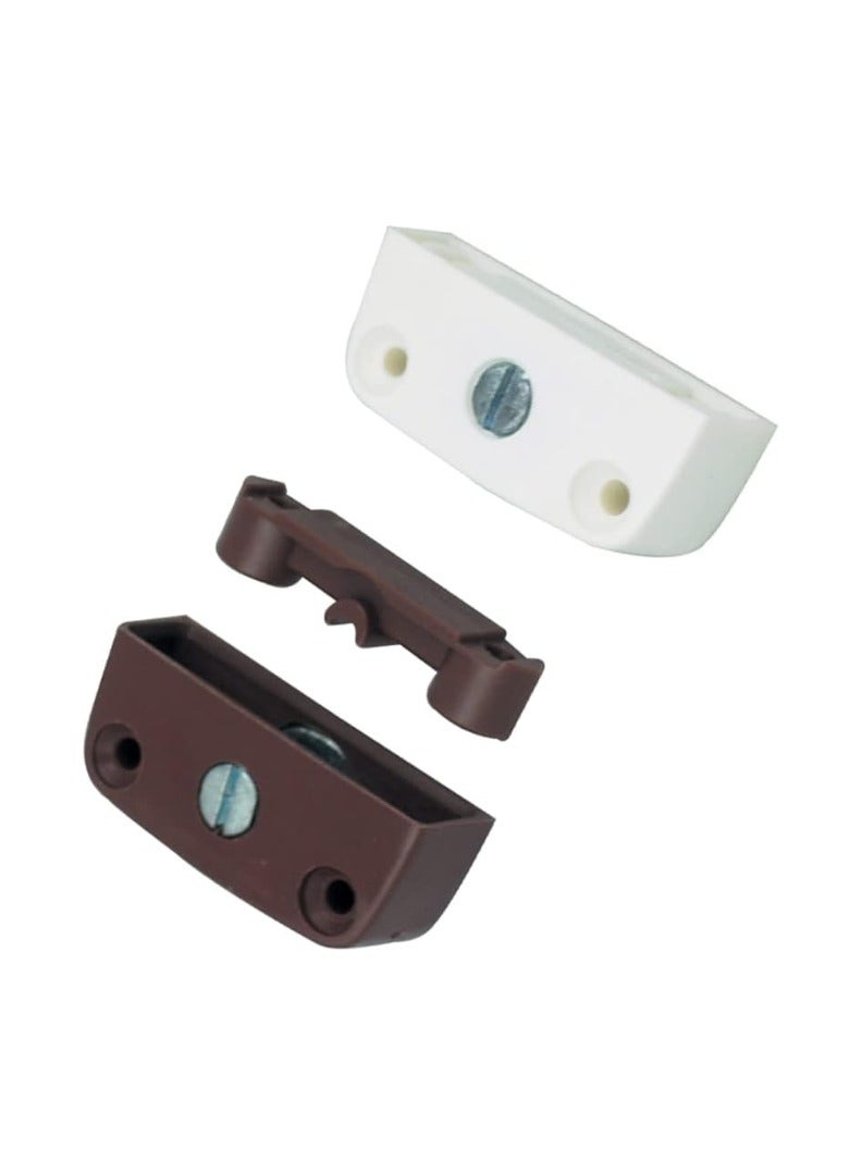 KNP KNP White Center Screw Type Cupboard Fitting (8Pcs) is designed to provide strong and reliable support for cupboards, cabinets, wardrobes, and furniture doors.