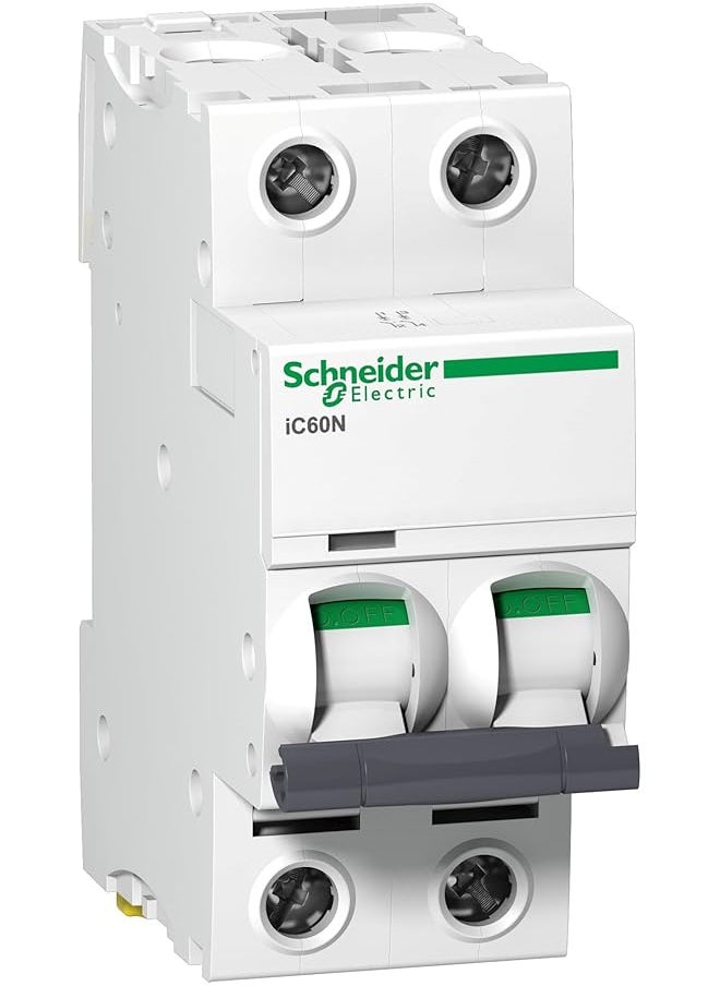 Schneider Electric - Acti9 Ic60N 2P 3A C Miniature Circuit Breaker - Image 1