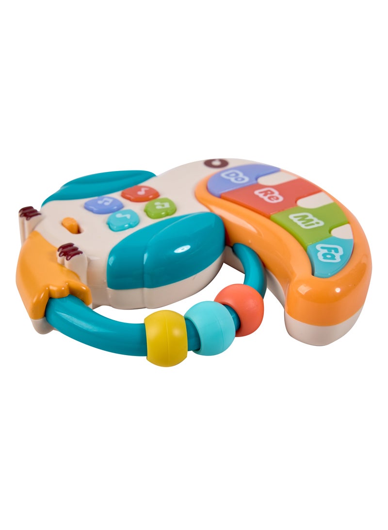 EUREKA KIDS Eurekakids Mini-Piano Musical Sensory Tucan | For Auditory stimulation and Fine Motor Skills | Toys for Toddlers | For 18M+ - Image 2