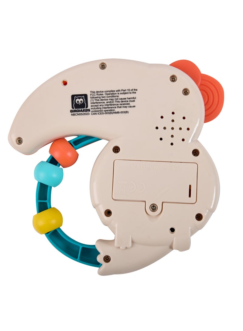 EUREKA KIDS Eurekakids Mini-Piano Musical Sensory Tucan | For Auditory stimulation and Fine Motor Skills | Toys for Toddlers | For 18M+ - Image 5