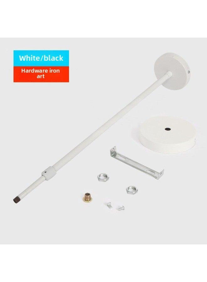 Special Boom For Led Classroom Lights Blackboard Lights Track Spotlights Adjustable Extension Pole Telescopic Pole Boom-Colour:White Telescopic Pole 25- 0.5m Single  - Image 3