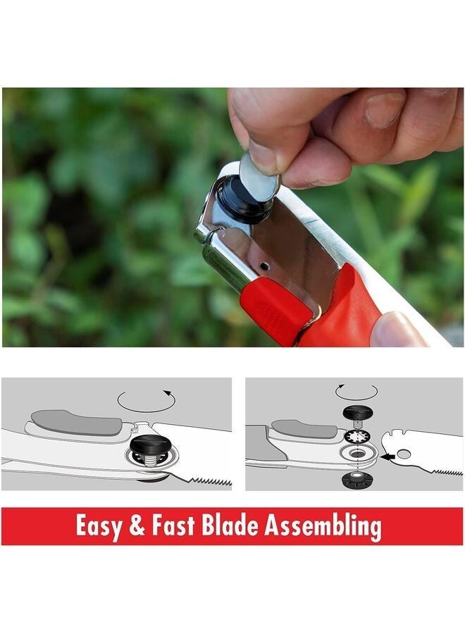 Folding Drywall/Sheetrock Saw, Jab/Hand Saw with Soft Grip Handle, for Wallboard, Plywood (Color : 130) - Image 4