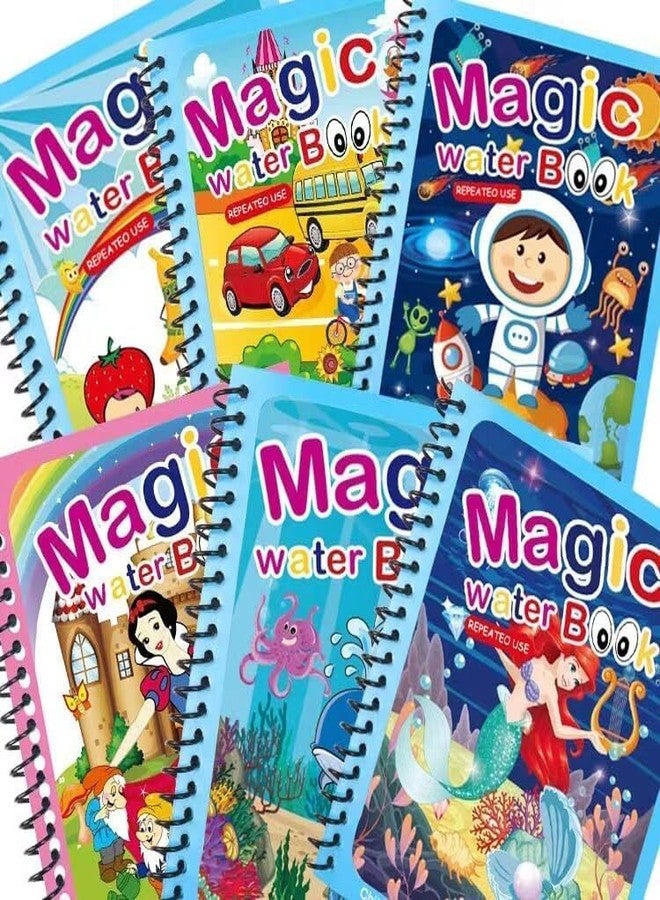 مجموعة دفاتر تدريب سحرية للأطفال في مرحلة ما قبل المدرسة من عمر 3 سنوات فما فوق، كتب رسم ورياضيات للأحرف والأرقام مع قلم مائي، مجموعة أدوات تعليمية للكتابة قابلة لإعادة الاستخدام - Image 5