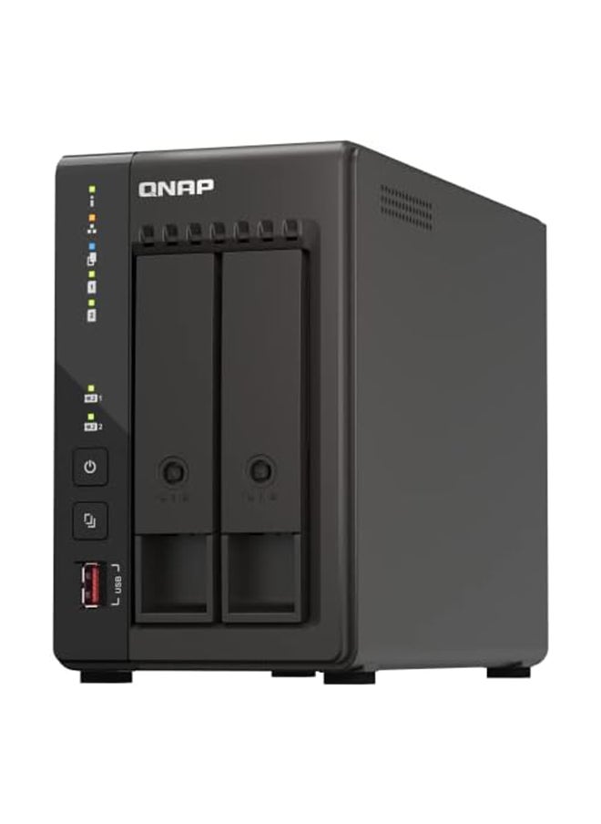QNAP TS-253E-8G 2 Bay Desktop NAS  - Image 1