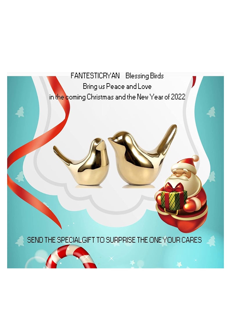 Raxoom Small Animal Statues Home Decor Modern Style Gold Decorative Ornaments for Living Room, Bedroom, Office Desktop, Cabinets (L) - Image 4