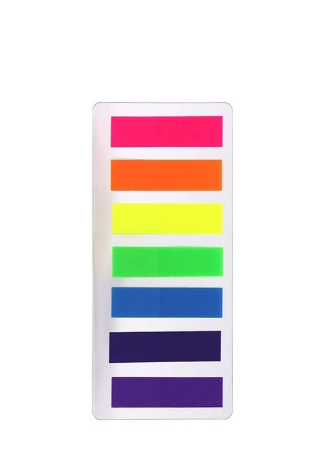 175 Pcs Rectangle Page Markers, Post-It Sticky Notes Tab, Writeable Labels for Page Marking, Flag Book Markers Index Tab for Home School Office Supplies (7 colors)