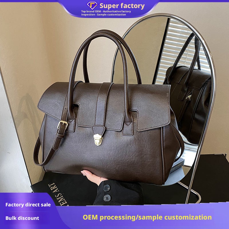 Vintage Fashion Casual Tote Bag with Large Capacity - Image 1