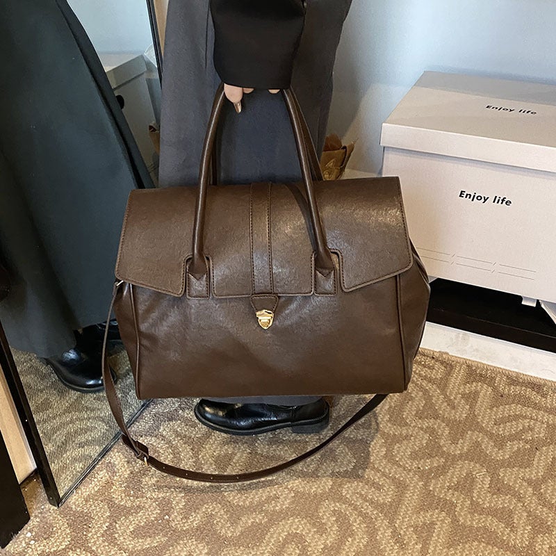 Vintage Fashion Casual Tote Bag with Large Capacity - Image 3