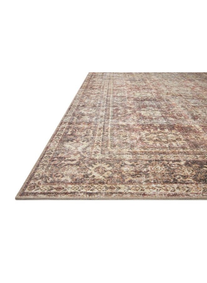 Loloi Amber Lewis Georgie Collection GER-01 Red/Navy 2'-6" x 9'-6", .19" Pile Height, Runner Rug - Image 5