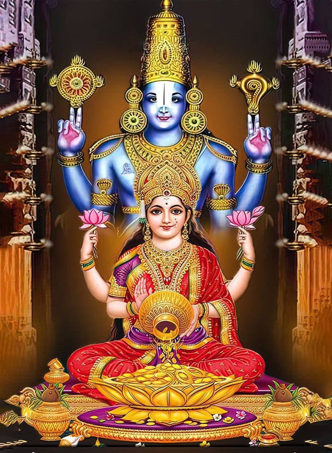 wallpics® Tirupati Balaji - Lord Venkateswara Swamy Hindu Religious Vinyl Sticker for Home II (30cm x 45cm) jican5006-1 - Image 1