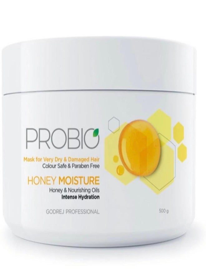 God-Rej Probio Honey Moisture Hair Mask (500g), For Dry & Damaged Hair, No Sulphate, No Paraben, No Sls, No Sles With Honey & Nourishing Oil
