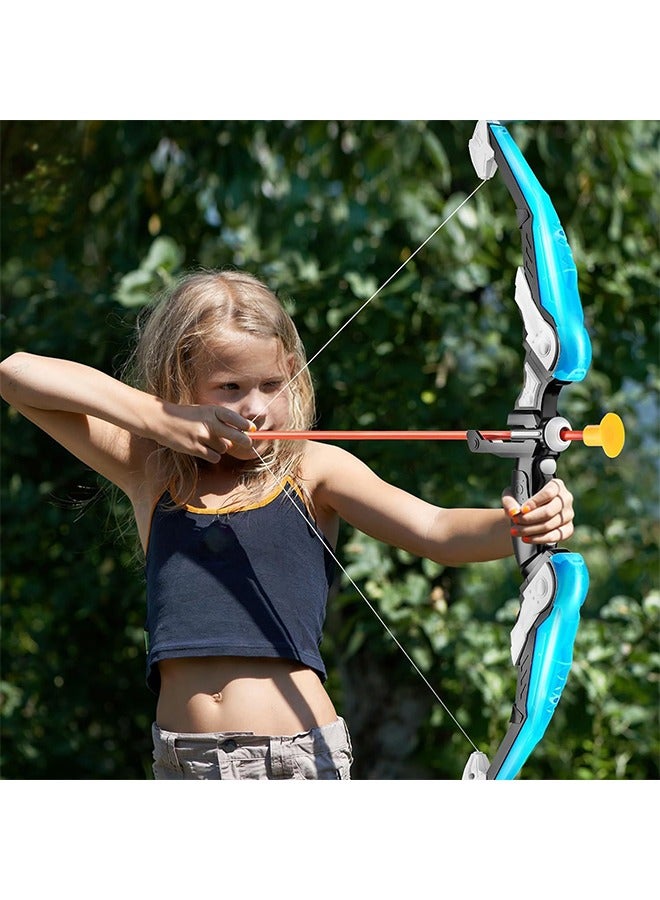 2 Pack Bow And Arrow, LED Luminous Archery Set, Indoor Outdoor Sports Gift, Multiple Configurations Available, for Boys Girls Ages 3-12, Christmas Halloween Thanksgiving Gifts - Image 3